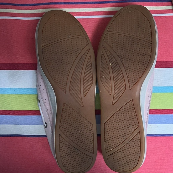 EUC WOMEN’S SIZE 9 PALE PINK SPERRY TOPSIDER LEATHER LOAFERS/MULES - Picture 3 of 6